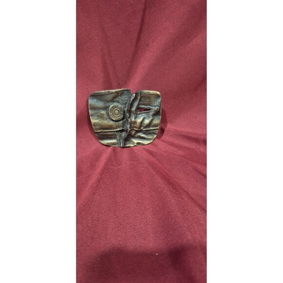 Vintage 1976 Levi Strauss Jeans Company SF Cal Belt Buckle - Bergamot Brass Work